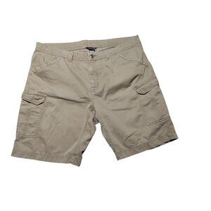 ExOfficio Men's 11-inch Cargo Shorts Cotton Blend‎ 42 Dark Kahki